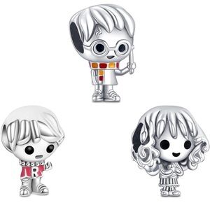 Harry Potter silver charms set